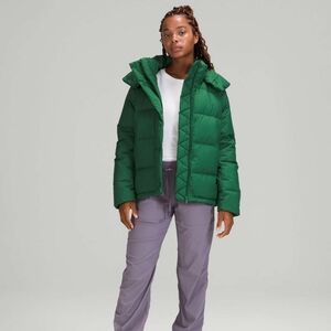 Lululemon Wunder Puff Jacket Everglade Green Like New